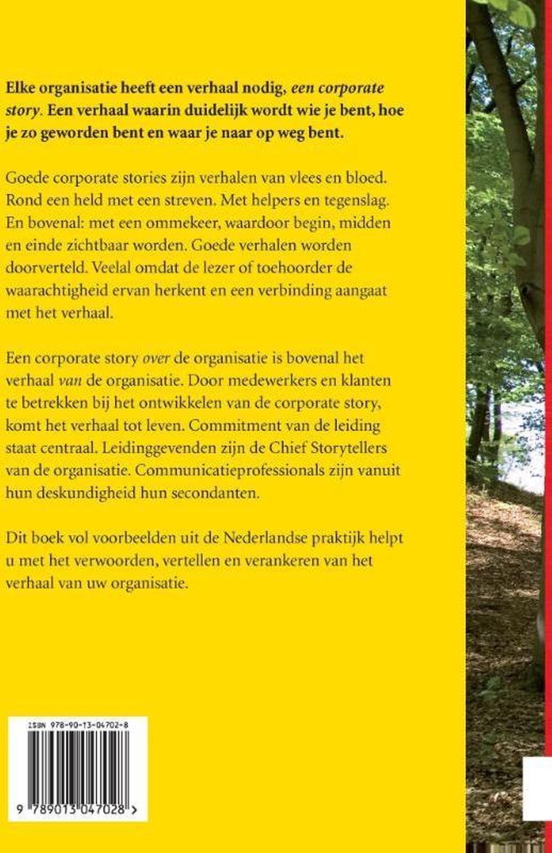 Corporate Stories - back cover