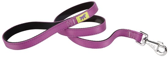Ferplast Hondenriem Dual G15 110 Cm Nylon/rvs Paars