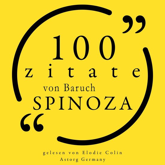 100 Zitate von Baruch Spinoza - cover