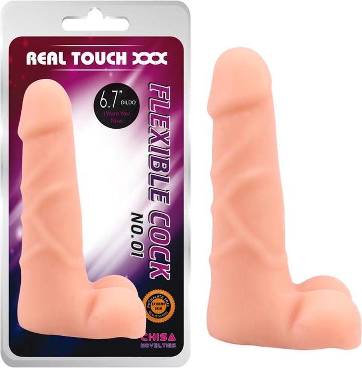 CHISA - Dildo No.01 T-skin 6.7 Flesh