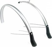 spatbordenset Snello 46 mm - 28 inch kunststof smoke
