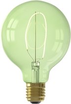 CALEX - LED Lamp - Nora Emerald G95 - E27 Fitting - Dimbaar - 4W - Warm Wit 2200K - Groen - BES LED