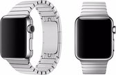 RVS zilver metalen bandje / armband voor de Apple Watch / iwatch 38mm - 40mm met vlindersluiting Watchbands-shop.nl