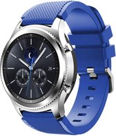 watchbands-shop.nl Siliconen bandje - Samsung Gear S3 - Blauw