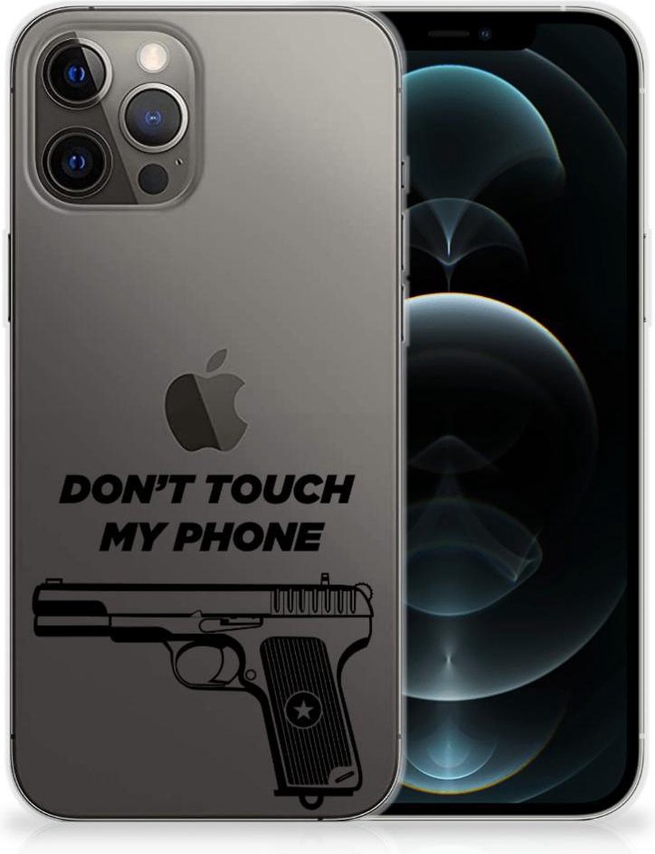 iPhone 12 Pro Max Silicone-hoesje Pistol DTMP