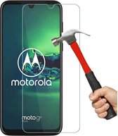 Screenprotector Glas - Tempered Glass Screen Protector Geschikt voor: Motorola Moto G8 Plus  - 1x