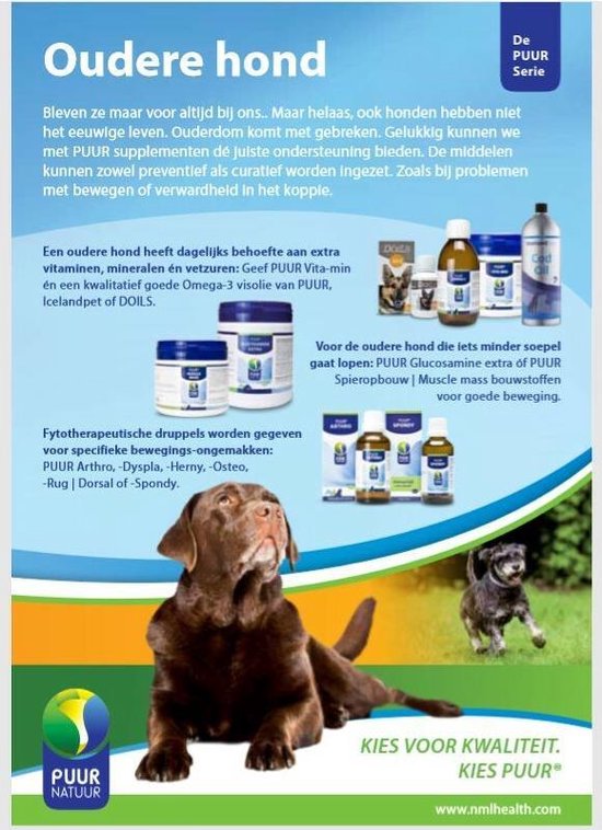 Puur vitaminen en mineralen voor hond en kat - 1 st 75 gr | bol.com