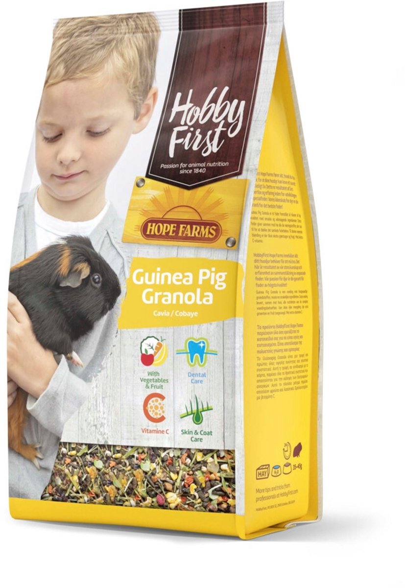 HobbyFirst Hope Farms Cavia Granola - 3 x 2 kg - Voordeelverpakking
