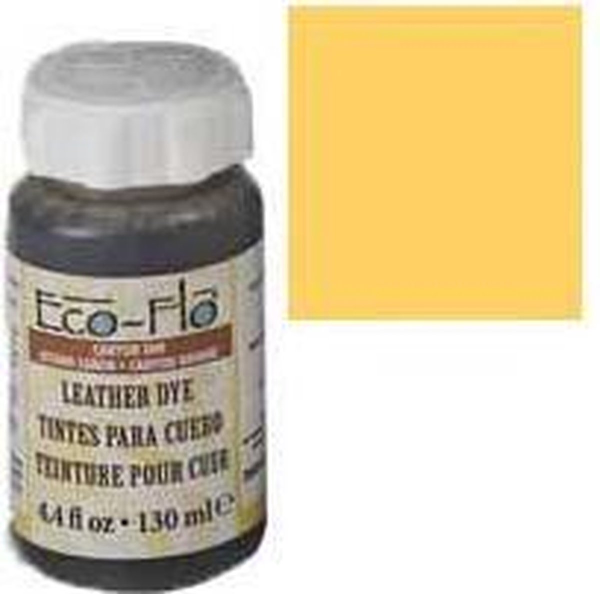 Leerverf Eco-Flo Geel, 130 ml