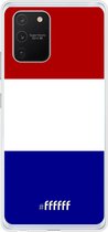 Samsung Galaxy S10 Lite Hoesje Transparant TPU Case - Nederlandse vlag #ffffff