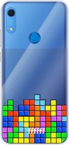 6F hoesje - geschikt voor Huawei Y6 (2019) -  Transparant TPU Case - Tetris #ffffff