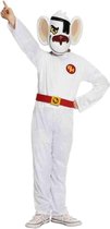 Smiffys Kinder Kostuum -Kids tm 9 jaar- Danger Mouse Wit/Rood