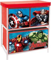 Arditex Opbergkast Avengers 60 X 53 Cm Aluminium/polyester Rood