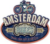 Matix Magneet Amsterdam Bikes Mdf Blauw