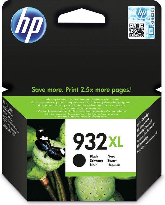 HP 932XL Inktcartridge - Black | bol.com