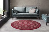 Klassiek vloerkleed rond Sao Buchara -rood 160 cm rond