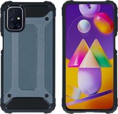 iMoshion Rugged Xtreme Backcover Samsung Galaxy M31s hoesje - Donkerblauw