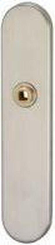 Écran de porte ovale en acier inoxydable Impresso