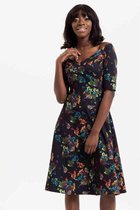 Voodoo Vixen Korte jurk -S- Grace Zwart/Multicolours