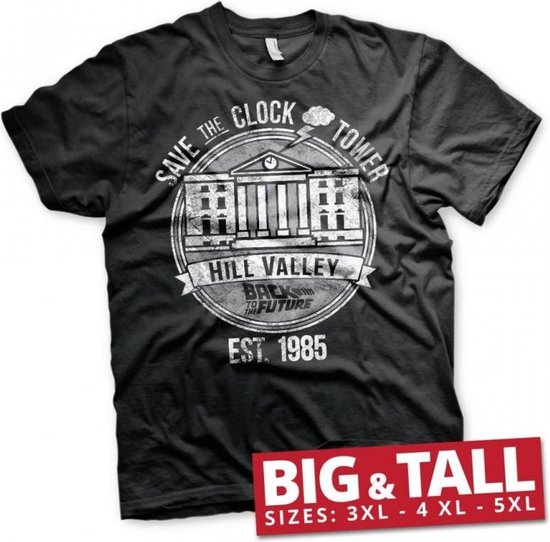 RETOUR VERS LE FUTUR - T-Shirt Big & Tall - Save The Clock Tower (5XL)