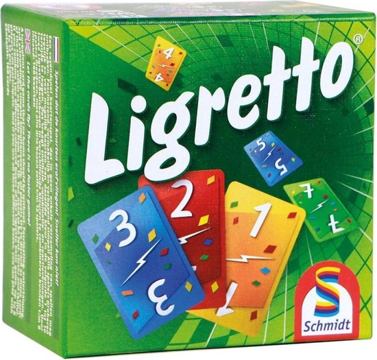 Thumbnail van een extra afbeelding van het spel Spellenbundel - Kaartspel - 2 stuks - Ligretto Groen & SET!