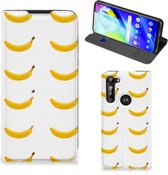 Telefoon Hoesje Motorola Moto G8 Power Flip Cover Banana