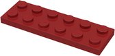 LEGO 3795 Plate 2x6 Donker Rood (100 stuks)