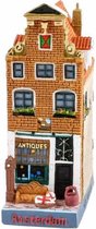 Amsterdams grachtenhuisje - antiek winkel - Nieuwe Spiegelstraat 64 - 12 cm