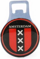 Opener Magneet Metaal Merk Amsterdam - Souvenir