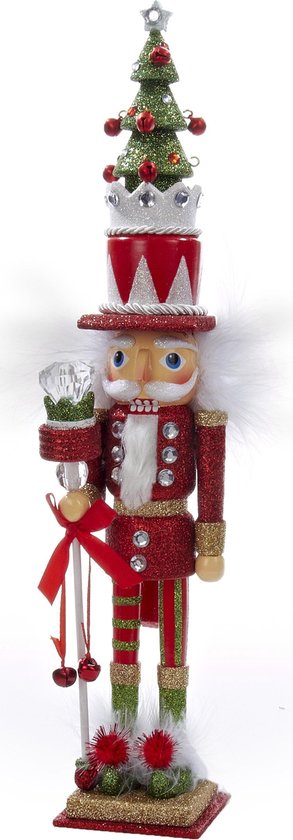 Hollywood™ Red and Green Tree Hat Nutcracker