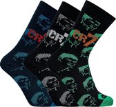 Cristiano Ronaldo 7 Socks Cotton Stretch 3-Pack Fashion Line Boys Faces - Maat 40/43