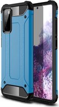 Samsung Galaxy S20 FE Hoesje Shock Proof Hybride Backcover Lichtblauw
