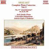 Mozart: Complete Piano Concertos Vol 3 / Jando, Ligeti