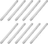 LED TL Armatuur T8 10 Pack - Pragmi Housing Pro - 120cm Dubbel - Waterdicht IP65 - BSE