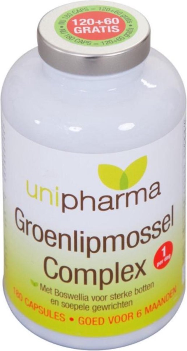 Bol.com Groenlipmossel Complex 180 capsules aanbieding