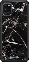 Samsung A31 hoesje - Marmer zwart | Samsung Galaxy A31 case | Hardcase backcover zwart