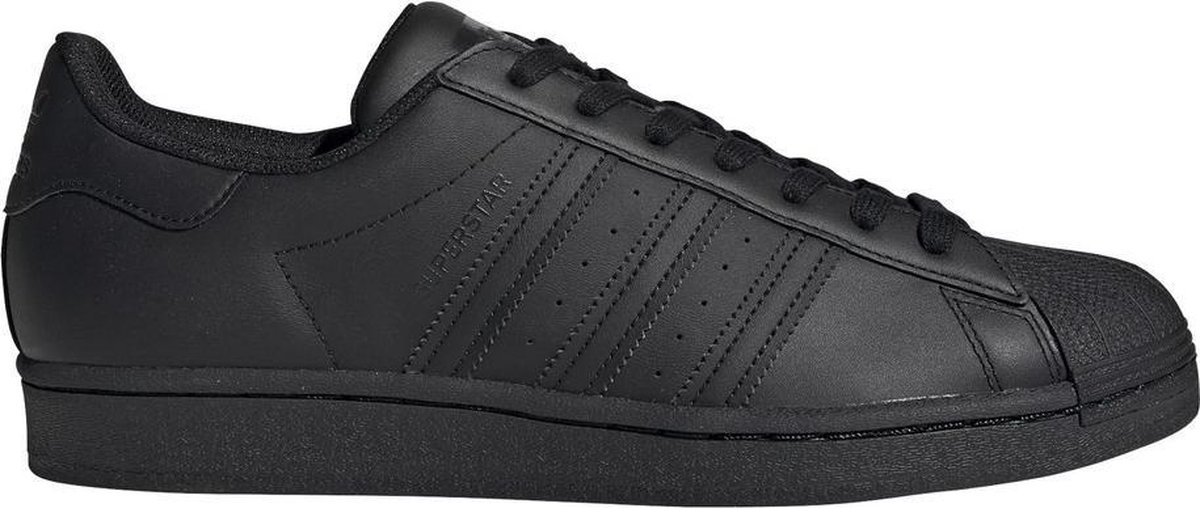 adidas Superstar Heren Sneakers - Core Black/Core Black/Core Black - Maat  44 | bol.com
