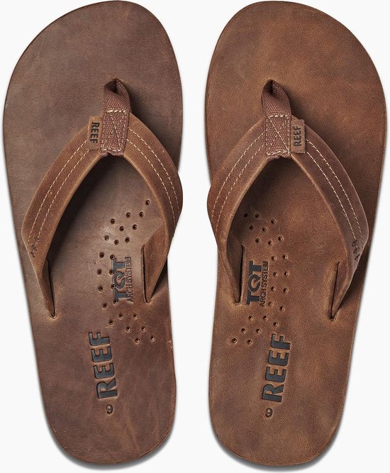 Reef Heren Darftsmen Slippers Bronze Brown Maat US10 UK9 EU43 28cm