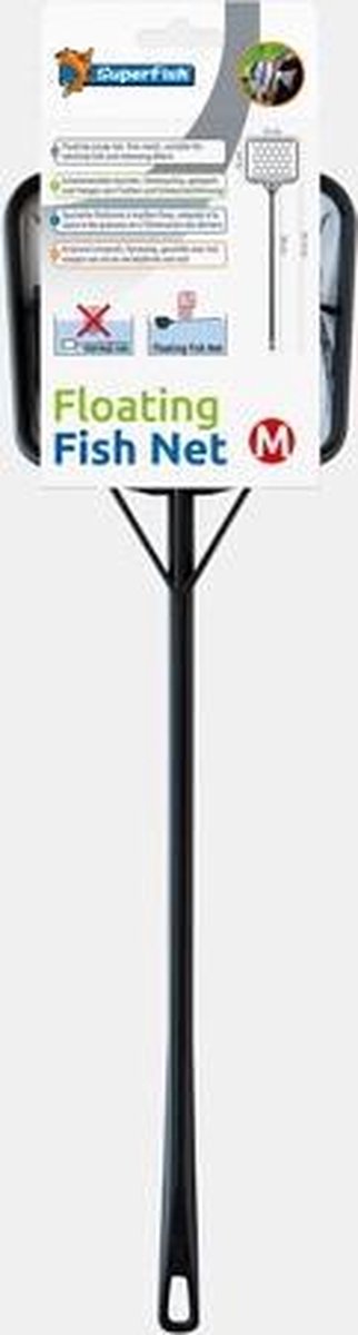 Superfish drijvend schepnet M 41cm steel