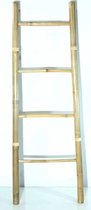 Fine Asianliving Bamboe Ladder Naturel 45x180cm Handgemaakt in Thailand