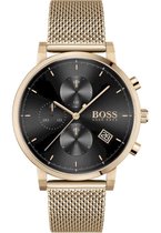 Hugo Boss Integrity 1513808 Horloge - RVS - Rosékleurig - Ø 43 mm