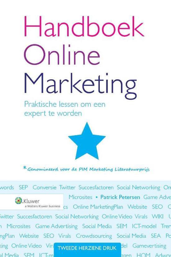 Cover van het boek 'Handboek Online Marketing' van Patrick Petersen
