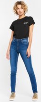 LOLALIZA Jeans met hoge taille - Blauw - Maat 34