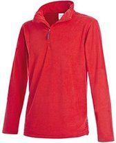 Absolute Apparel - Heren Stedman Active Half Zip Fleece Vest (Rood)