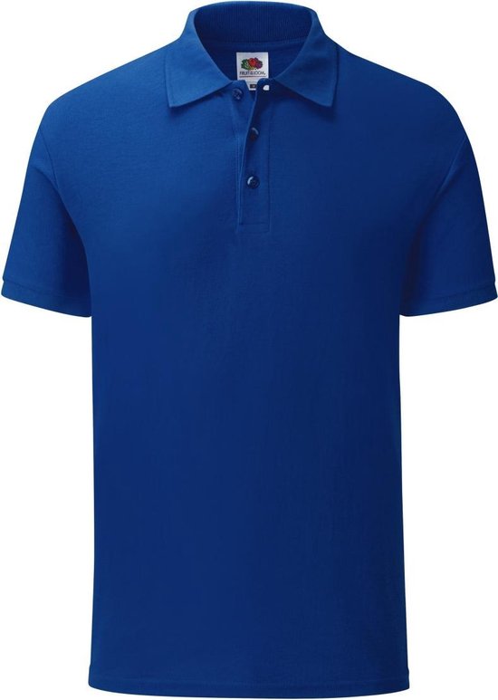 Fruit Of The Loom Heren Iconisch Poloshirt. (Cobalt Blauw)