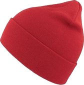 Absoluta Apparel - Atlantis Unisex Organische Katoenen Beanie (Rood)