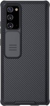 Nillkin CamShield Hoesje geschikt voor de Samsung Galaxy Note 20 - Back Cover met Camera Slider Zwart
