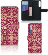 Telefoonhoesje met foto Sony Xperia 1 II Bookcase Cadeautips Barok Pink