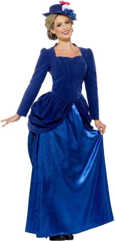 Middeleeuwen & Renaissance Kostuum | Victoriaanse Ronde Dame Luxe | Vrouw | Large | Carnaval kostuum | Verkleedkleding