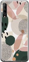 Huawei P Smart Pro hoesje - Abstract print - Soft Case Telefoonhoesje - Print / Illustratie - Multi